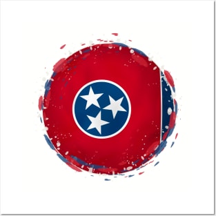 Tennessee Tri Star Flag Posters and Art